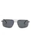Moncler Square-frame Sunglasses In Black
