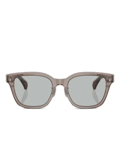 Moncler Square-frame Sunglasses In Gray