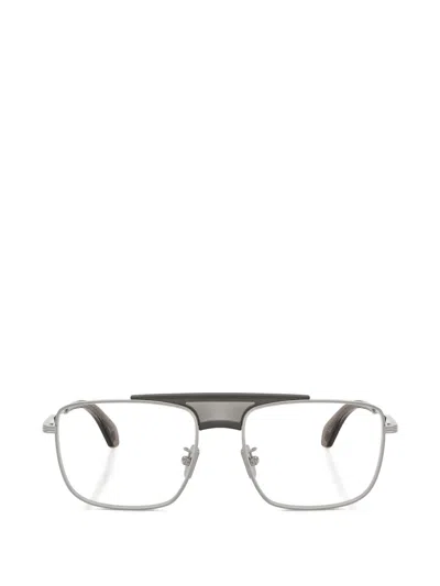 Moncler Square-frame Glasses In Gray