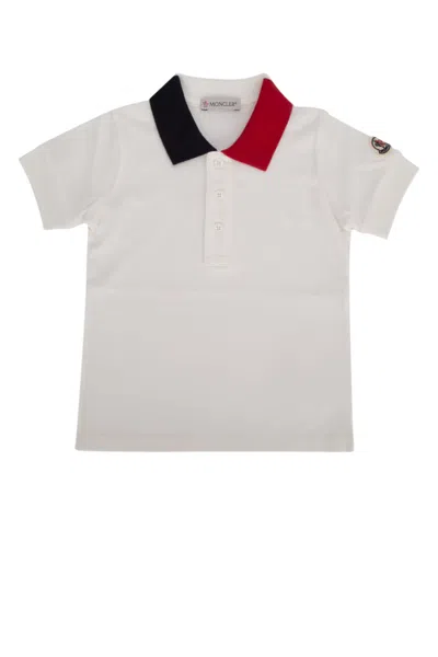 Moncler Kids' Ss Polo In 034