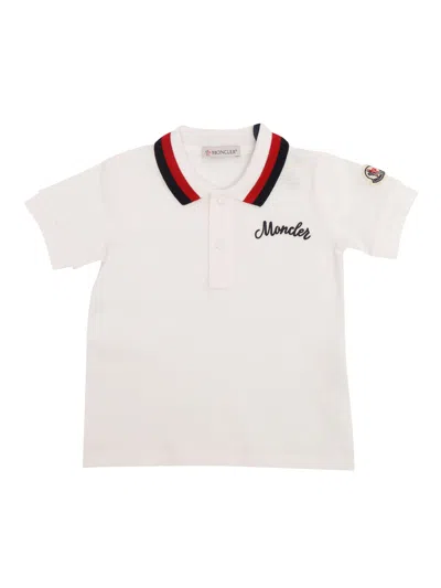 Moncler Babies' Ss Polo In Beige