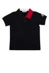 Moncler Ss Polo In Black