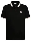 Moncler Ss Polo In Black