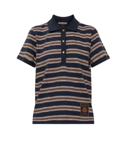 Moncler Ss Polo In Multi