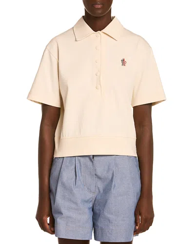 Moncler Ss Polo In Brown
