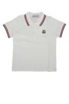 Moncler Ss Polo In Gray