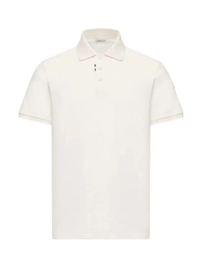 Moncler Ss Polo In Natural