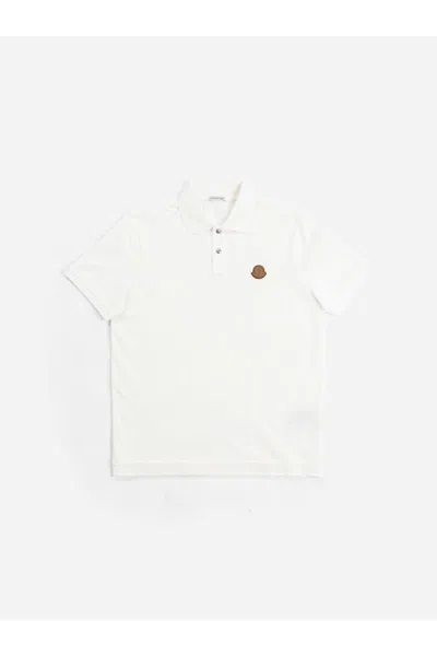 Moncler Ss Polo In White
