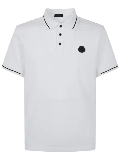 Moncler Ss Polo In White