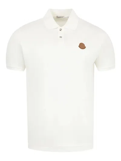 Moncler Ss Polo In White