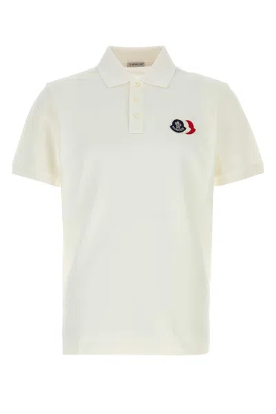 Moncler Ss Polo In White