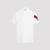 Moncler Short-sleeved Logo Polo T-shirt In White