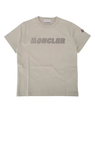 Moncler Kids' Ss T-shirt In 20l