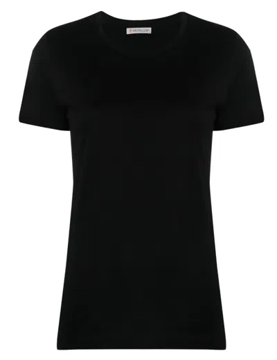 Moncler Ss T Shirt In Black
