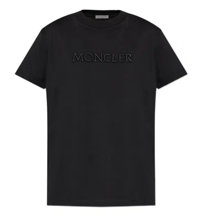 Moncler Ss T Shirt In Black