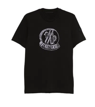 Moncler Ss T Shirt In Black