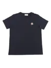 Moncler Kids Ss T-shirt Tripack In Blue