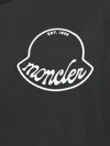 Moncler Archive Line Logo T Shirt In Gray