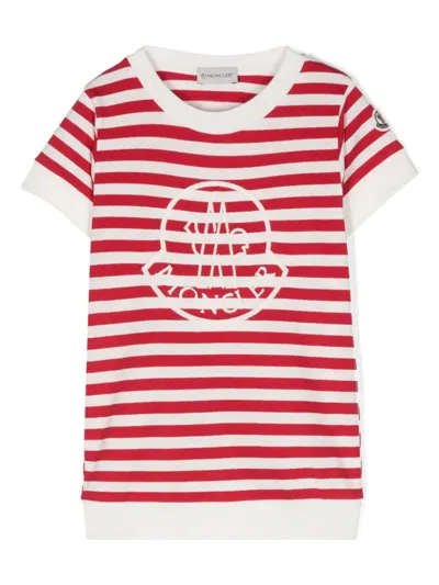 Moncler Kids' Ss T-shirt In Red
