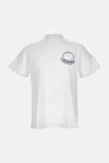 Moncler Printed T-shirt In Cotton In White