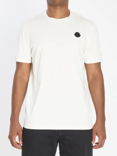 Moncler Ss Tshirt In Neutral