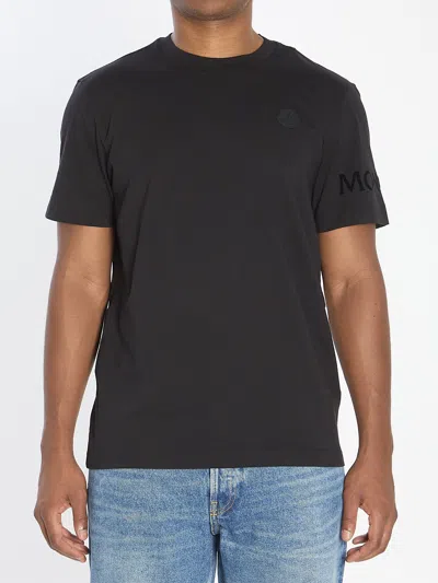 Moncler Ss Tshirt In Black