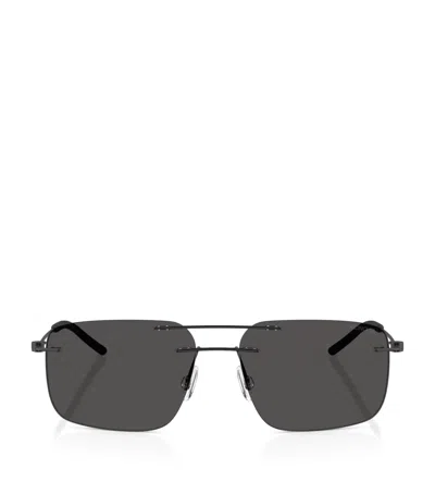 Moncler Steel Doppler Me4003 Sunglasses In Black