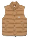 Moncler Tibb Gilet In Brown
