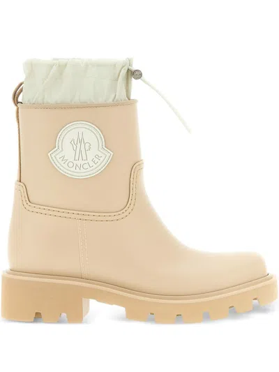 MONCLER Kickstream rain boots beige MONCLER
