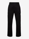 Moncler Straight Cargo Pants In Black
