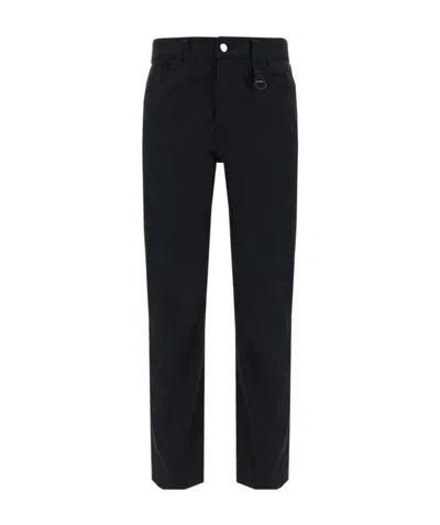 Moncler Straight Casual Pants In Black