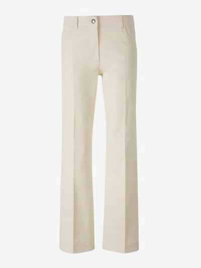 MONCLER MONCLER STRAIGHT GABARDINE TROUSERS