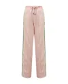Moncler Straight-leg Cotton Track Pants In Pink