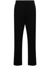 Moncler Straight-leg Jersey Trousers In Black