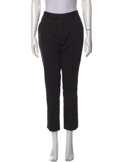 Pre-owned Moncler Straight Leg Pants In Black