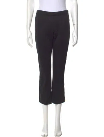Pre-owned Moncler Straight Leg Pants In Black