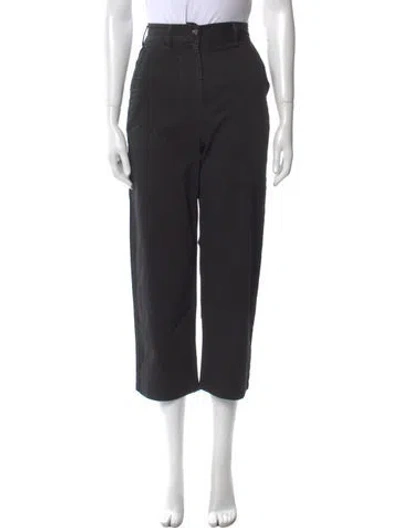 Pre-owned Moncler Straight Leg Pants In Black