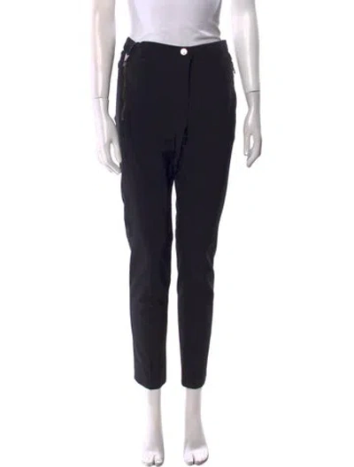 Pre-owned Moncler Straight Leg Pants In Black
