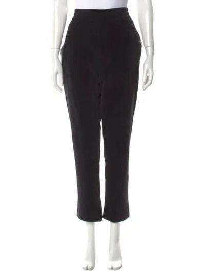 Pre-owned Moncler Straight Leg Pants In Black