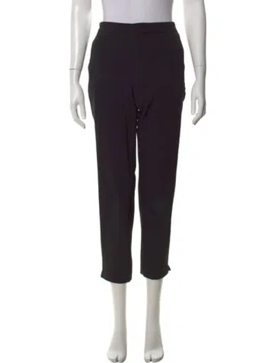 Pre-owned Moncler Straight Leg Pants In Black