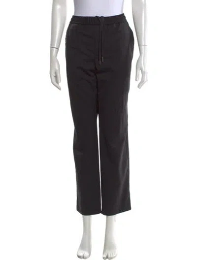 Pre-owned Moncler Straight Leg Pants In Black