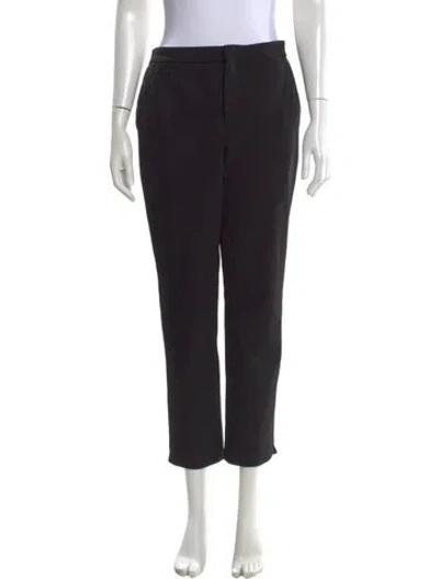 Pre-owned Moncler Straight Leg Pants In Black