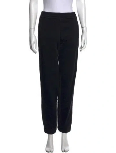 Pre-owned Moncler Straight Leg Pants In Black