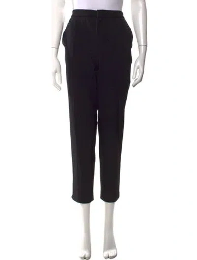 Pre-owned Moncler Straight Leg Pants In Black