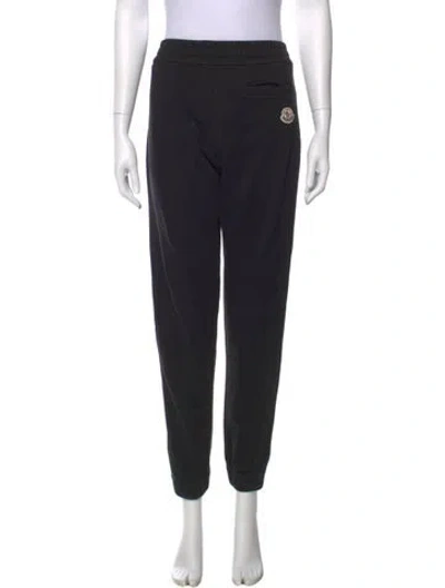 Pre-owned Moncler Straight Leg Pants In Black