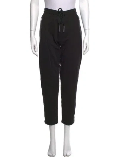 Pre-owned Moncler Straight Leg Pants In Black