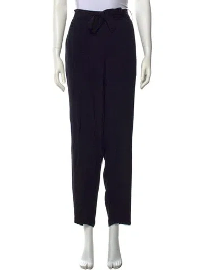 Pre-owned Moncler Straight Leg Pants In Black