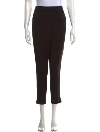 Pre-owned Moncler Straight Leg Pants In Black