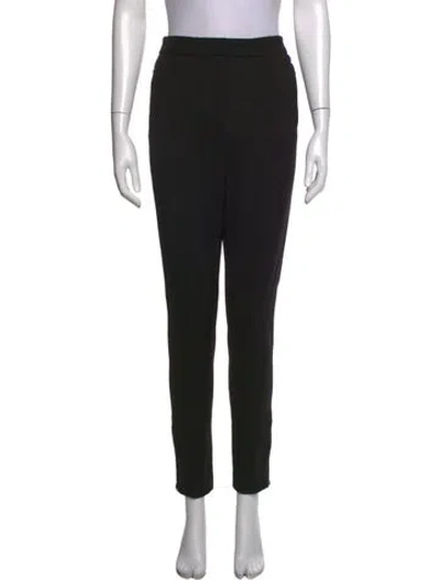 Pre-owned Moncler Straight Leg Pants In Black