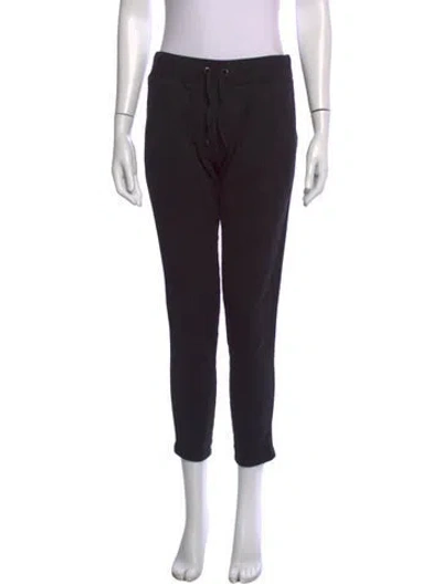 Pre-owned Moncler Straight Leg Pants In Black